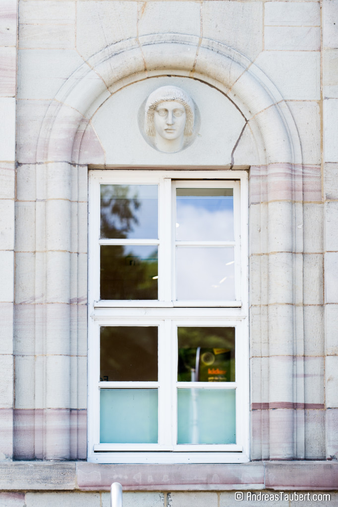 Denkmalgeschützte Fassade am Bahnhof Göttingen