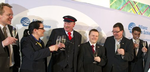 Gruppenfoto: Eisenbahner mit Herz 2011