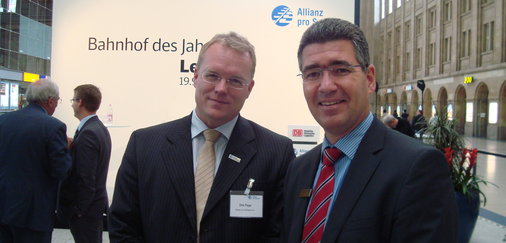 Centermanager Stefan Knorr und Dirk Flege