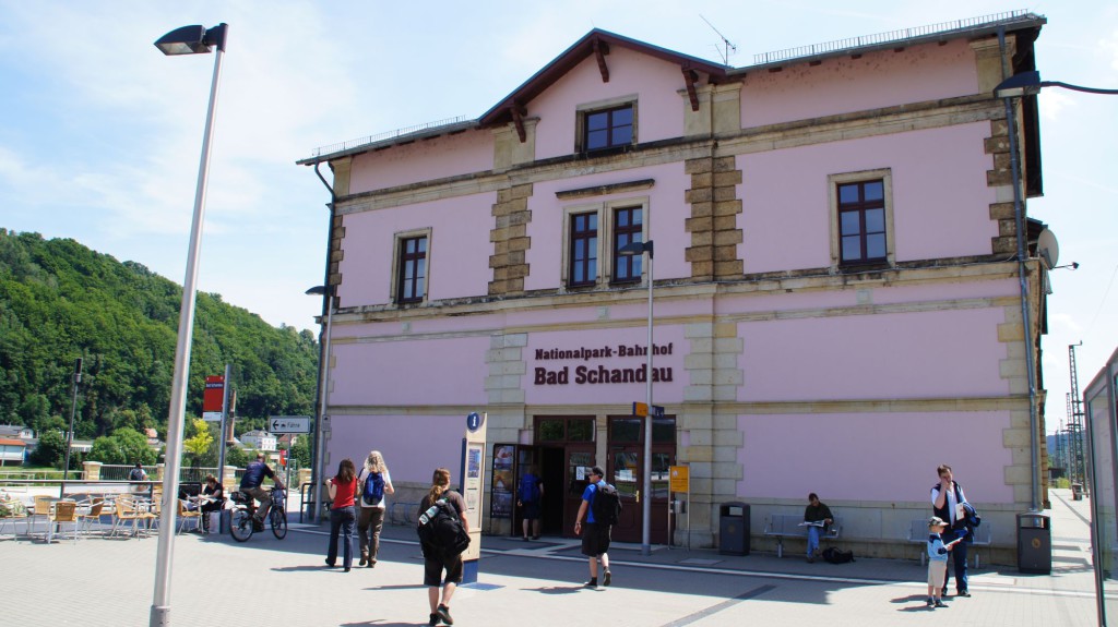 Deutschlands erster Nationalparkbahnhof, der Bahnhof Bad Schandau
