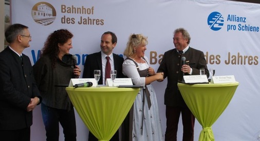 Talk auf der Bühne.