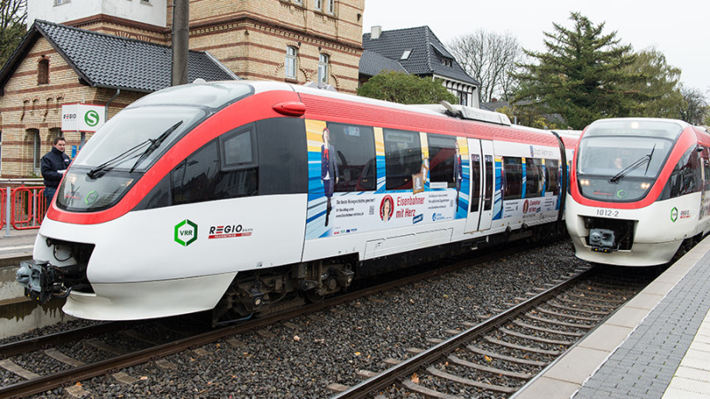 Erfolgreiche NE-Bahnen: Die Regiobahn in Mettmann gehört zu Deutschlands erfolgreichsten Bahnen. Der weitere Ausbau des Nahverkehrs hängt nun von den Verhandlungen zwischen Bund und Ländern ab.