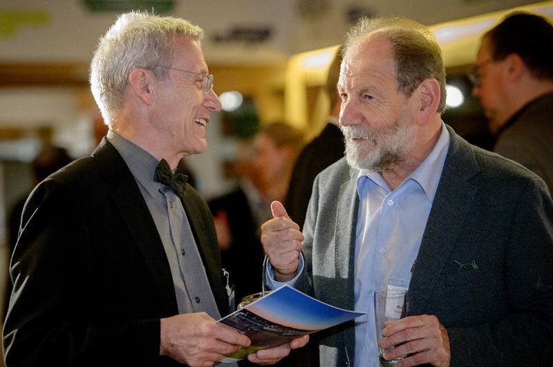 Dr. Peter Vollmer (SVS) mit Michael Cramer (mdEP), Keynotespeaker des Abends