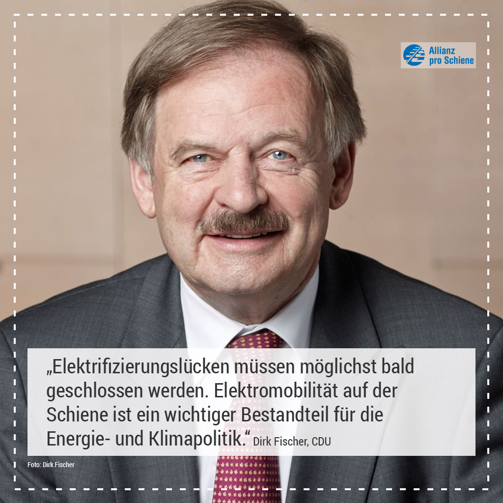 Elektrifizierung Dirk Fischer, CDU