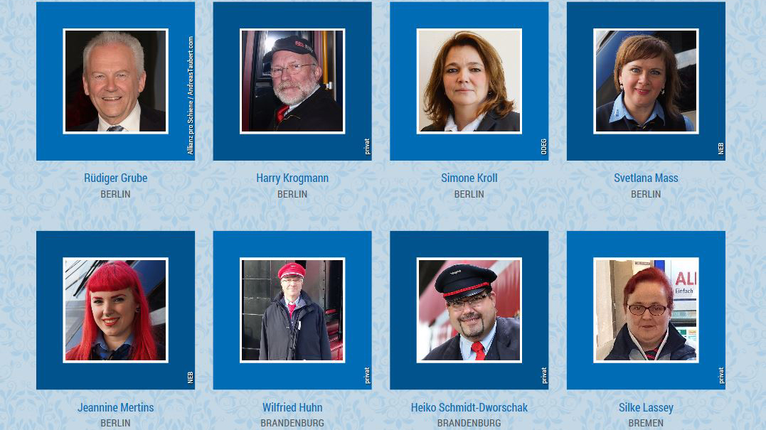 Eisenbahner mit Herz 2017: Alle 60 Titelkandidaten auf einen Blick