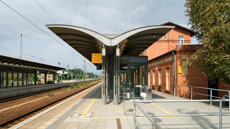Der Bahnhof Lübben
