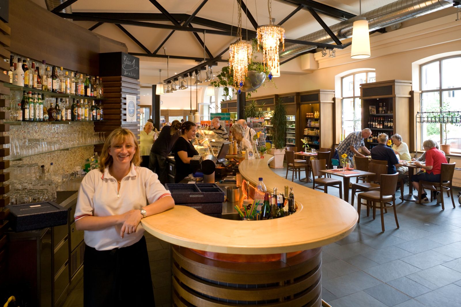 Das Bürgercafé im Bahnhof Landsberg am Lech