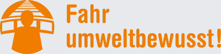 Logo Projekt Allianz pro Schiene "Fahr umweltbewusst!"