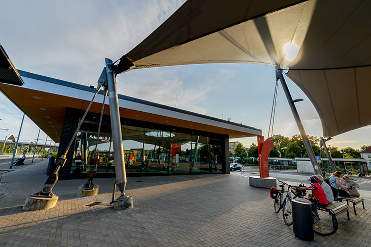 Der Bahnhof Lutherstadt Wittenberg ist Bahnhof des Jahres 2017.