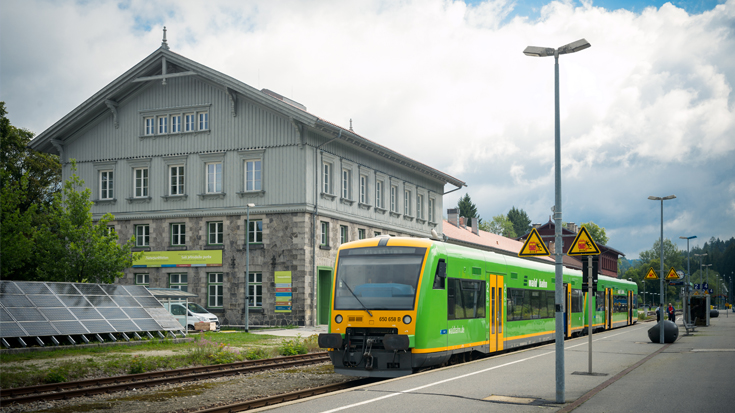 Der Bahnhof Bayerisch Eisenstein ist Bahnhof des Jahres 2017.