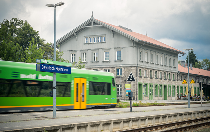 Der Bahnhof Bayerisch Eisenstein ist Bahnhof des Jahres 2017.