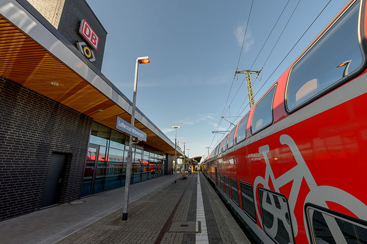 Der Bahnhof Lutherstadt Wittenberg ist Bahnhof des Jahres 2017.