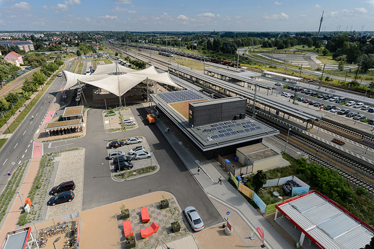 Der Bahnhof Lutherstadt Wittenberg ist Bahnhof des Jahres 2017.