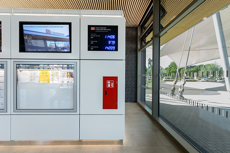 Der Bahnhof Lutherstadt Wittenberg ist Bahnhof des Jahres 2017.