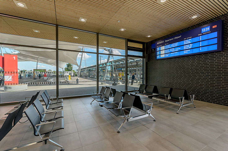 Der Bahnhof Lutherstadt Wittenberg ist Bahnhof des Jahres 2017.