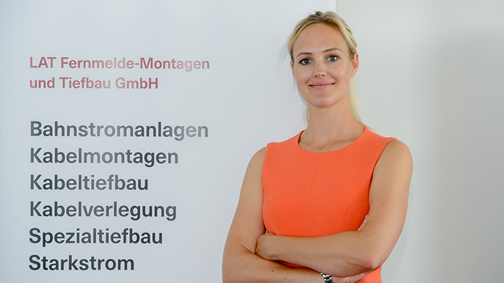 Larissa Zeichhardt im Interview mit der Allianz pro Schiene.