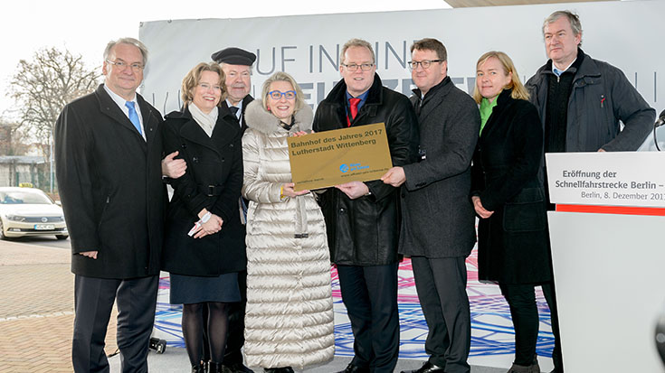 Der Bahnhof Lutherstadt Wittenberg wird zum 