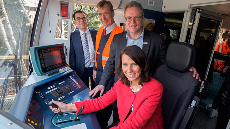 Fahrerassistenzsysteme im Bahnverkehr - Dirk Flege und Rita Schwarzelühr-Sutter