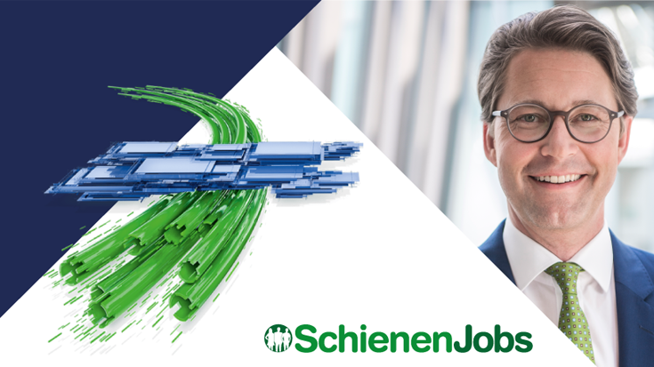 Verkehrsminister Andreas Scheuer besucht SchienenJobs-Stand auf der InnoTrans 2018 - Allianz pro Schiene