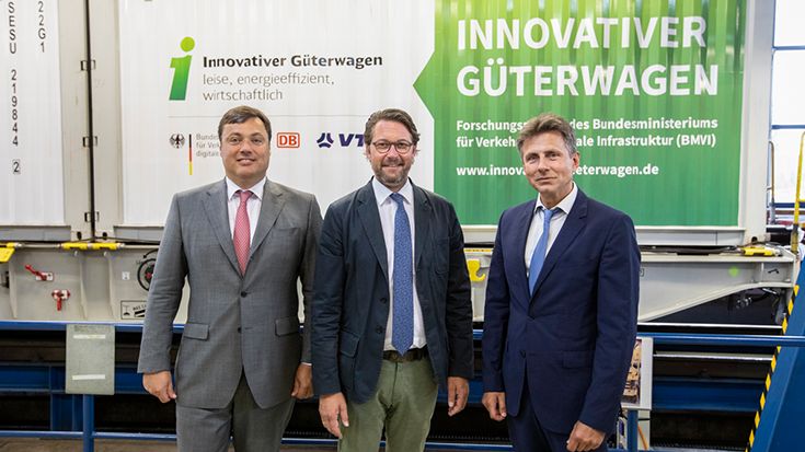 Scheuer - Innovative Güterwagen: So wird der Schienengüterverkehr wettbewerbsfähig gemacht