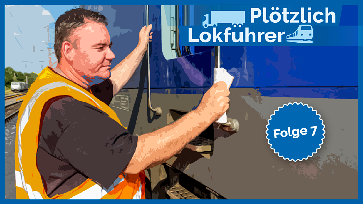 Plötzlich Lokführer, Folge 7: Am Ziel – im Führerhaus der Güterbahn / André Kleinbölting ist der Wechsel gelungen – mit Begeisterung steuert er durchs Rheintal