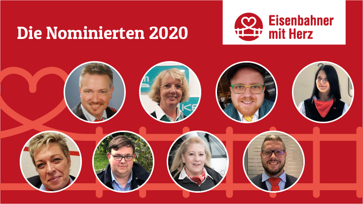 Eisenbahner mit Herz: Die Nominierten 2020