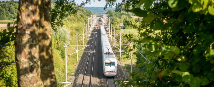 Elektromobilität ist heute schon Standard: Auf der Schiene.