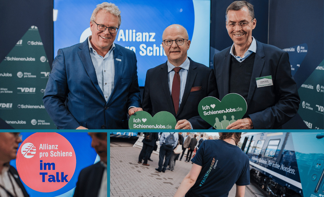 Der parlamentarische Staatssekretär Michael Theurer besuchte uns auf unserem Stand bei der InnoTrans.