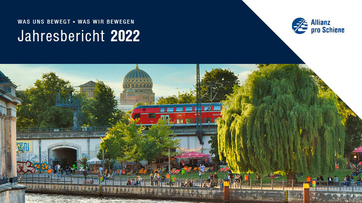 Jahresbericht 2022 der Allianz pro Schiene.