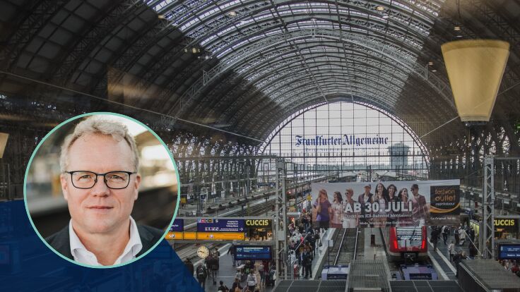 Der Frankfurt Hauptbahnhof - Ein Knotenpunkt im deutschen Schienennetz.