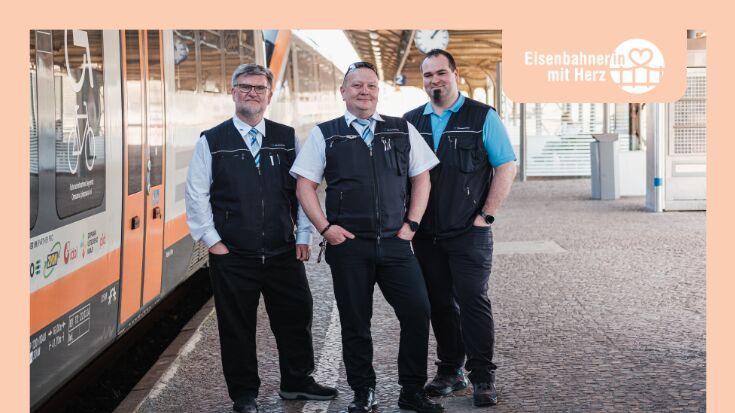 Eisenbahner mit Herz Silberpreisträger 2026: Manuel Drechsel, Steffen Richter & Sven Schimmel