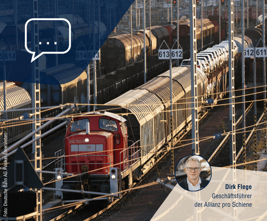 Zitat von Dirk Flege zum Einzelwagenverkehr