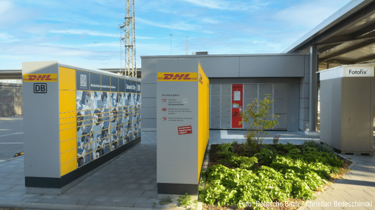 Packstationen am Bahnhof Ansbach